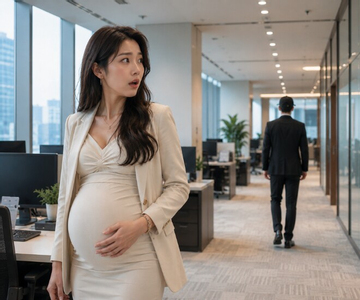 Gặp chồng cũ đến công ty chồng mới xin việc, tôi bế bụng bầu đến chào thì xót xa khi anh vén tóc