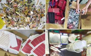 Phá đường dây sản xuất, bán nước hoa giả trên Shopee, khởi tố 13 người