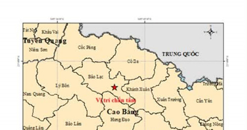 Động đất mạnh 3,6 độ tại Cao Bằng