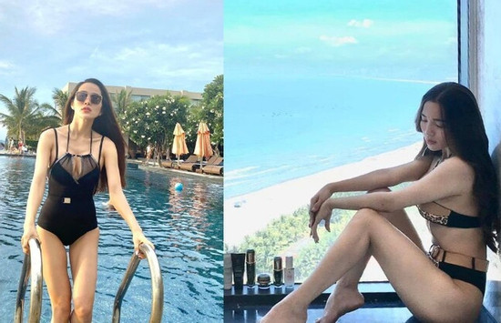 Khó rời mắt trước vóc dáng gợi cảm của vợ Ưng Hoàng Phúc, tuổi 40, làm mẹ 3 con vẫn đẹp như siêu mẫu