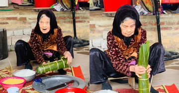 Cụ bà ở Thái Nguyên có 10 con, tuổi 95 vẫn trồng rau, nấu cơm bếp củi