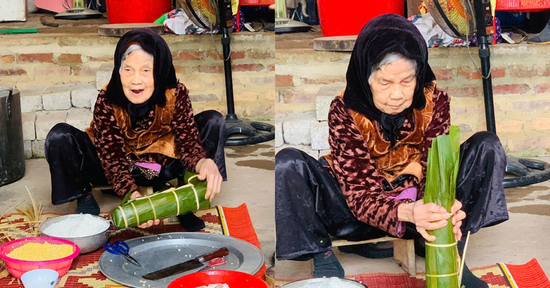 Cụ bà ở Thái Nguyên có 10 con, tuổi 95 vẫn trồng rau, nấu cơm bếp củi
