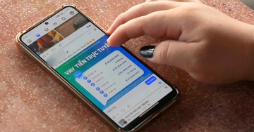Vay tiền online, nam thanh niên 