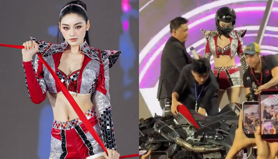 Hoa hậu Yến Nhi nói gì về sự cố ngã xe tại chung kết Miss Grand Vietnam 2026?