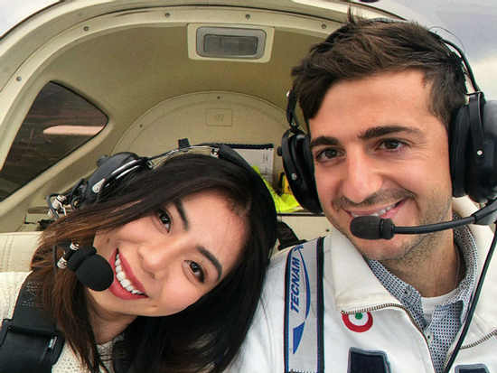 'Chuyến bay đẹp nhất cuộc đời' của nữ tiếp viên người Việt và phi công Italy