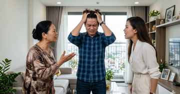Nỗi  lòng của người đàn ông bị mắc kẹt giữa mẹ và vợ