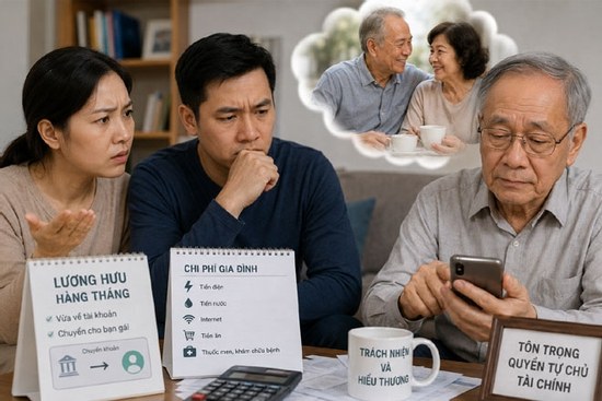 Bức xúc vì mỗi tháng nhận lương hưu, bố lại chuyển hết cho người yêu ở tuổi xế chiều