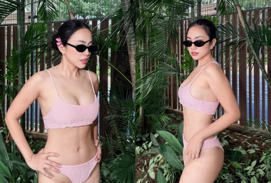Hot girl xinh như hoa là học trò của siêu mẫu Minh Tú, diện bikini khoe body nóng bỏng