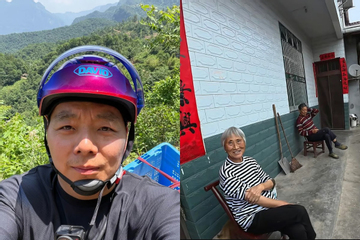Người đàn ông hơn 200 lần lên núi thăm cha mẹ già thay con cái đi làm xa