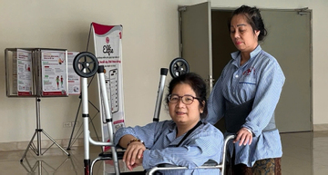 Người phụ nữ hai lần vượt biến cố, phải cắt cụt chân