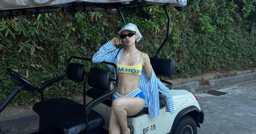 Nữ ca sĩ nổi tiếng làm vợ đại gia ngành dệt diện bikini chưa trùng bộ nào, body U40 đẹp mê mẩn bên biển