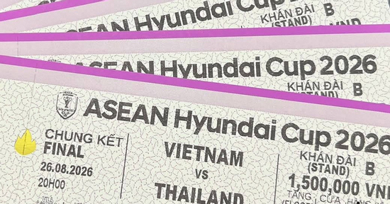 Vé 'chợ đen' trận tuyển Việt Nam vs Thái Lan giá 12 triệu đồng/cặp