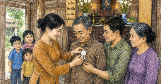 Vu lan nhớ Má