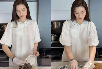 Hoa hậu Đỗ Hà ngày càng đảm đang sau khi kết hôn, chồng tổng giám đốc tập đoàn Sơn Hải thường xuyên làm 