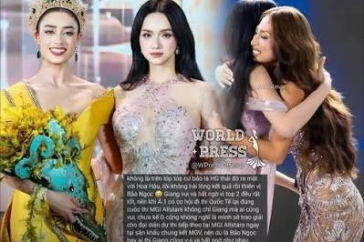 Hương Giang nói gì về biểu cảm gây tranh cãi  trong khoảnh khắc đăng quang của Emoura Phạm?