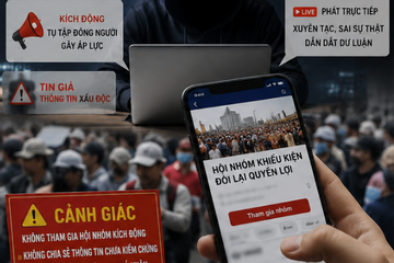 Cảnh báo chiêu mượn danh hỗ trợ pháp lý để kích động, lôi kéo người dân