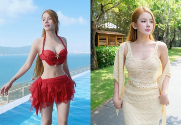 Búp bê Đà Nẵng khoe đường cong quyến rũ trong loạt ảnh bikini, cõi mạng 