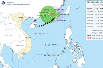 Bão số 5 Saudel di chuyển ‘kỳ dị’, đi lòng vòng trên biển nhiều ngày
