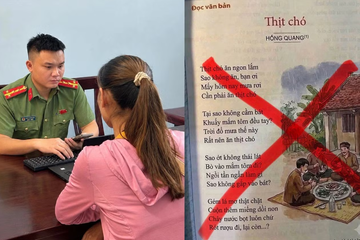 Đăng ảnh bài thơ ‘Thịt chó’ do AI tạo, người phụ nữ bị công an mời làm việc