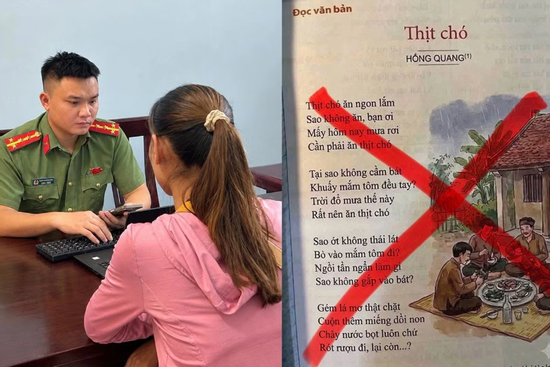 Đăng ảnh bài thơ ‘Thịt chó’ do AI tạo, người phụ nữ bị công an mời làm việc