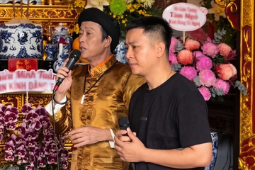 Hoài Lâm gặp lại cha nuôi Hoài Linh