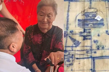 36 năm lưu lạc, người đàn ông trở về nhờ bản đồ tự vẽ, quỳ khóc trước mẹ