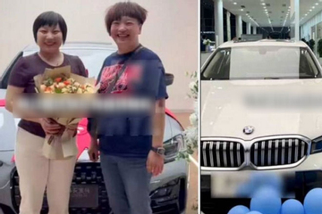 Chủ quán ăn tặng ô tô BMW cho nhân viên để khỏi phải dầm mưa dãi nắng