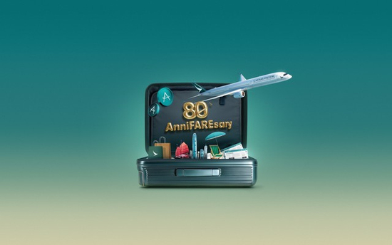 Kỷ niệm 80 năm, Cathay Pacific tung loạt vé ưu đãi AnniFAREsary