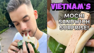 Bánh giầy Việt Nam gây sốt các diễn đàn du lịch, khách Tây cứ ăn là mê
